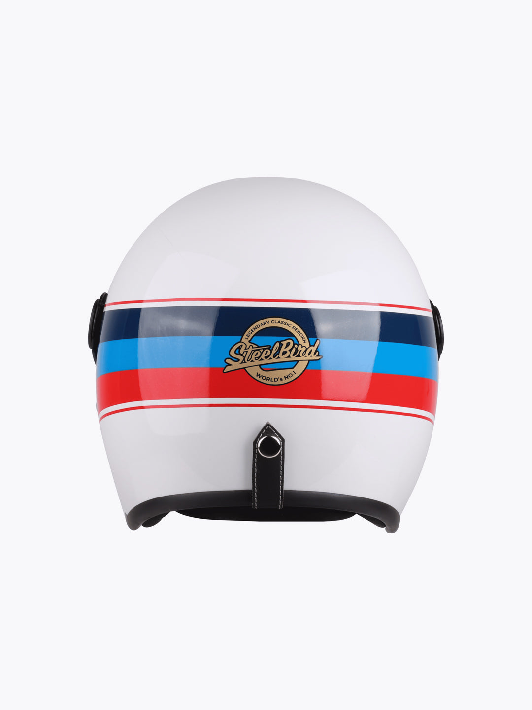 Steelbird SBH 54 Vintage S1 Glossy White Red