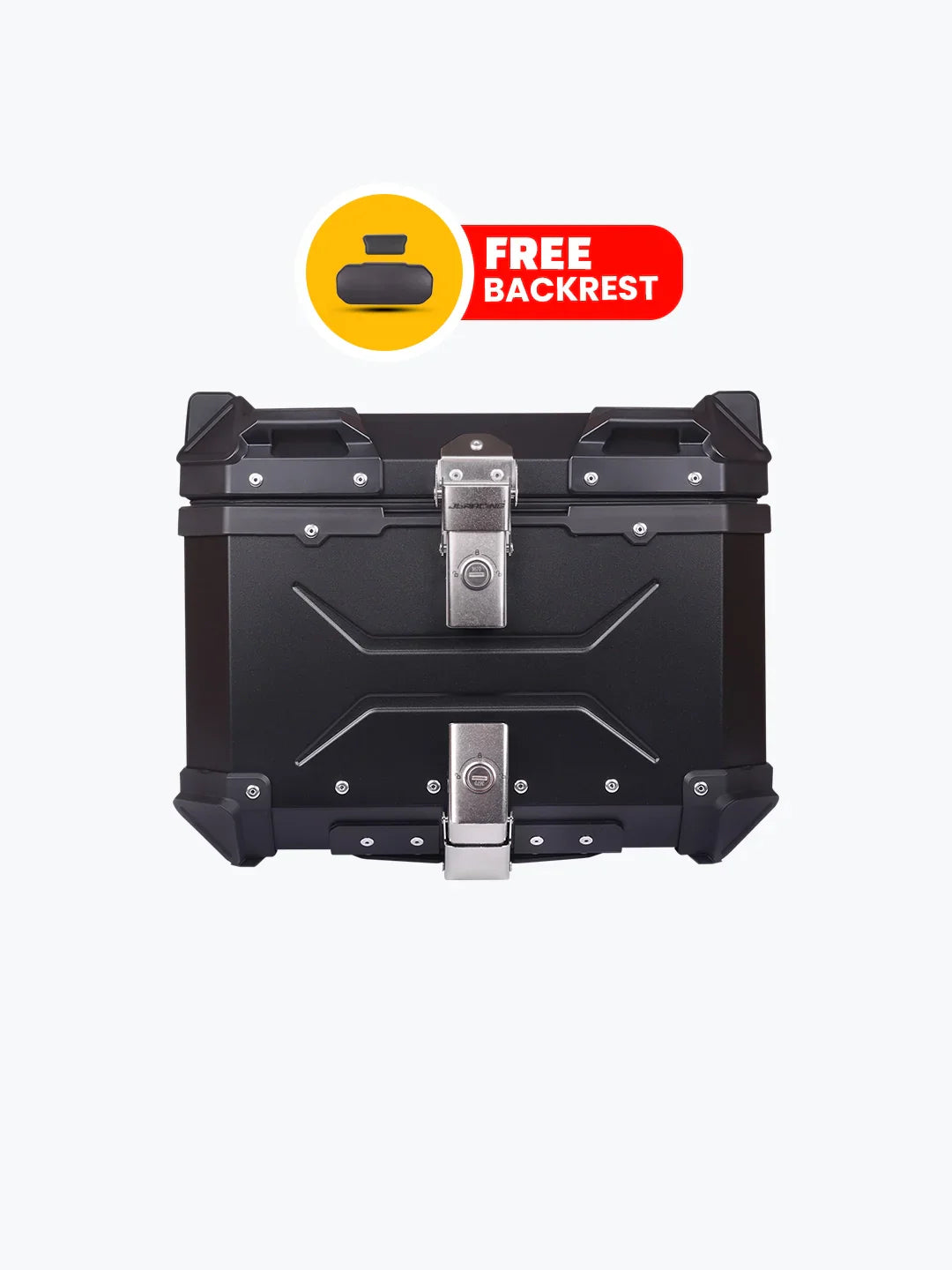 Jb Racing Top Case Space X 45L Premium With Back Rest Pad