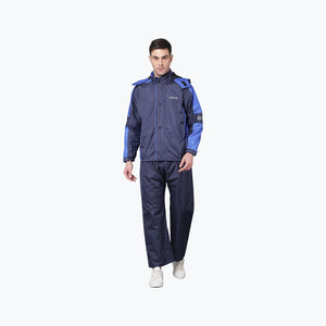 Dollar DPR 805 Men Seam Sealed Rain Suit Black Blue