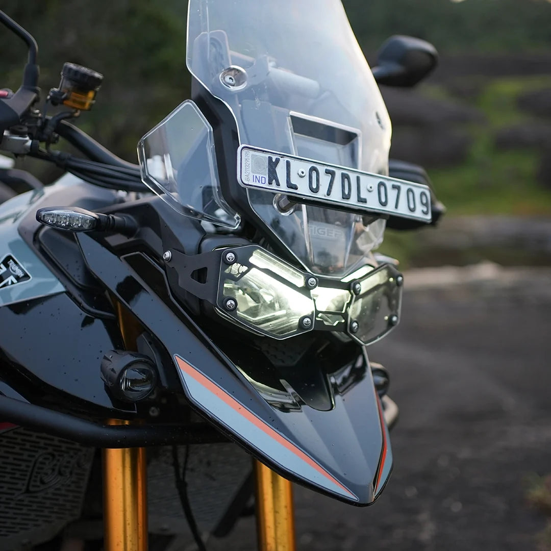 LEGUNDARY TRIUMPH TIGER 900 OCULUS HEADLIGHT SHIELD BLACK