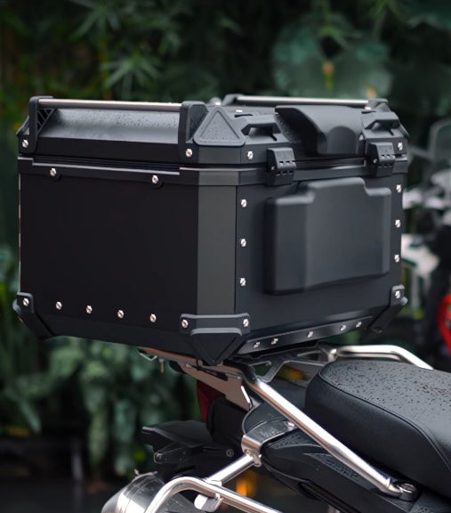 Jb Racing Top Case 45L Black Premium With Back Rest Pad