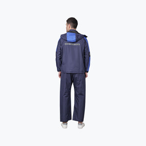 Dollar DPR 805 Men Seam Sealed Rain Suit Black Blue