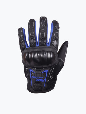 Race Car Tribe Gloves Premium Blue