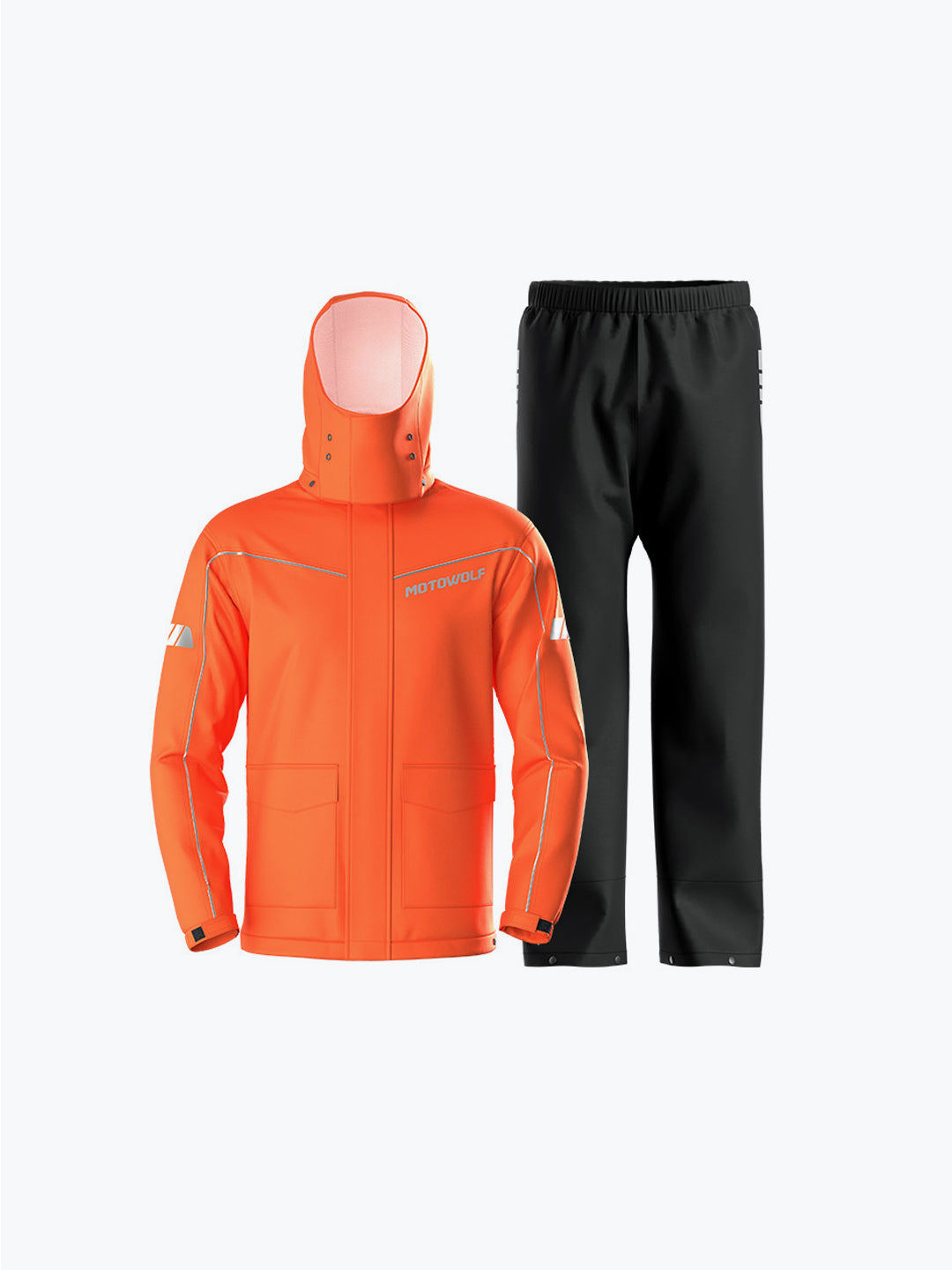 Motowolf Raincoat Orange 0403B