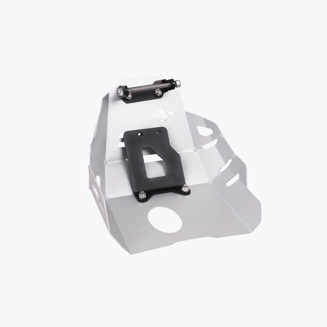 Legundary V Strom 250 Vambrace 2.0 Bashplate Silver