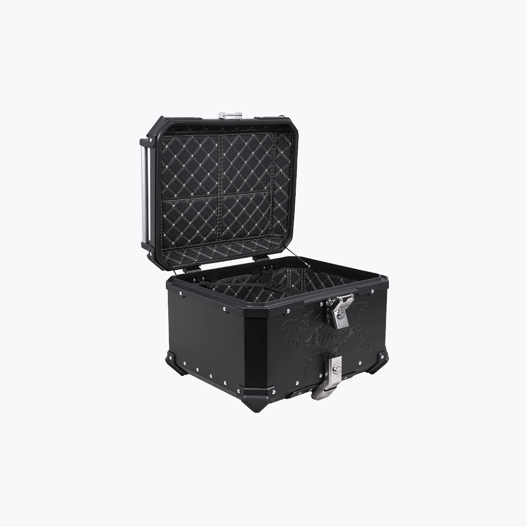 Legundary Fort Knox Series Top Case 55L Aluminium With Backrest Pad