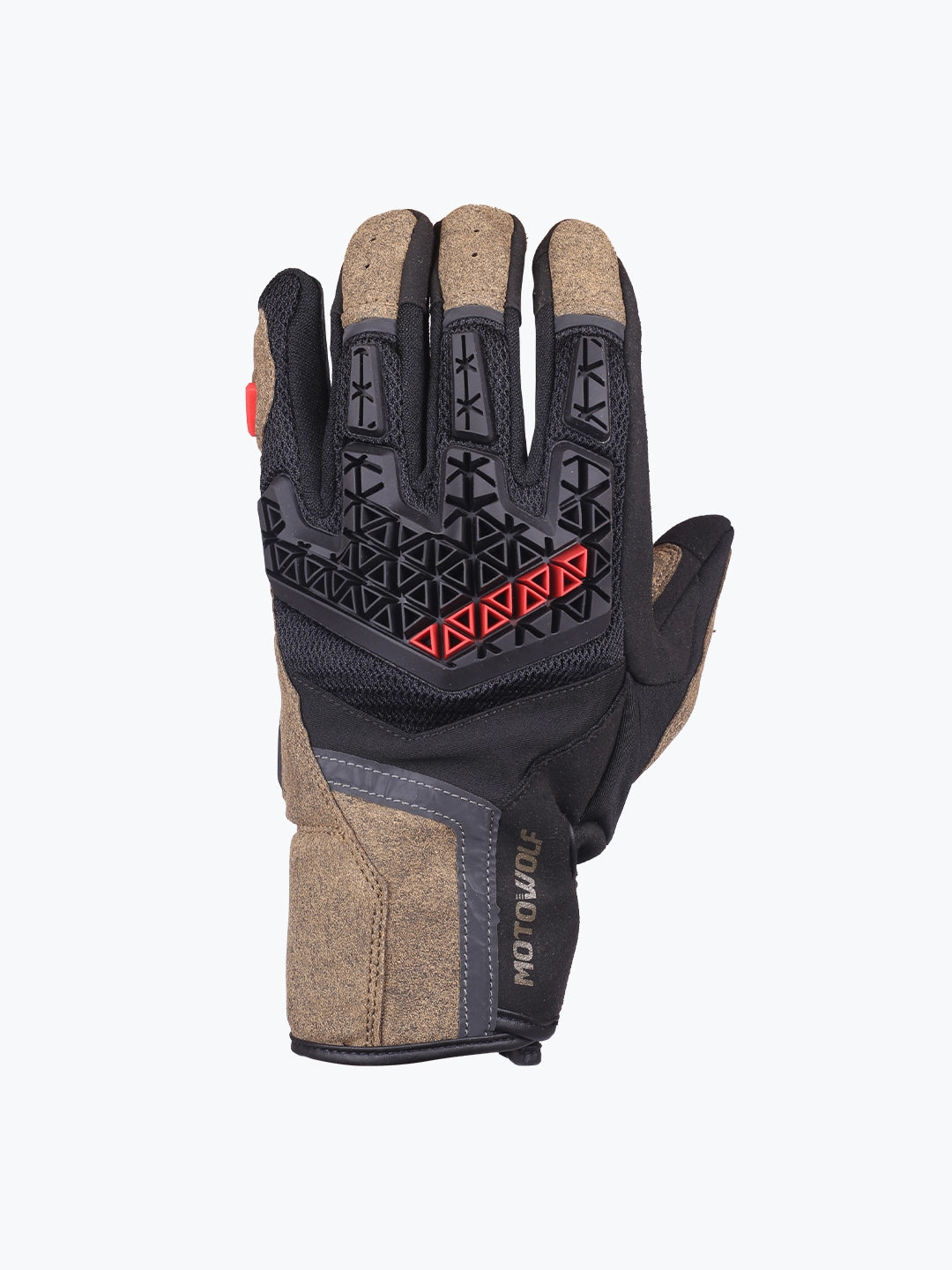 Motowolf Gloves Brown 0338
