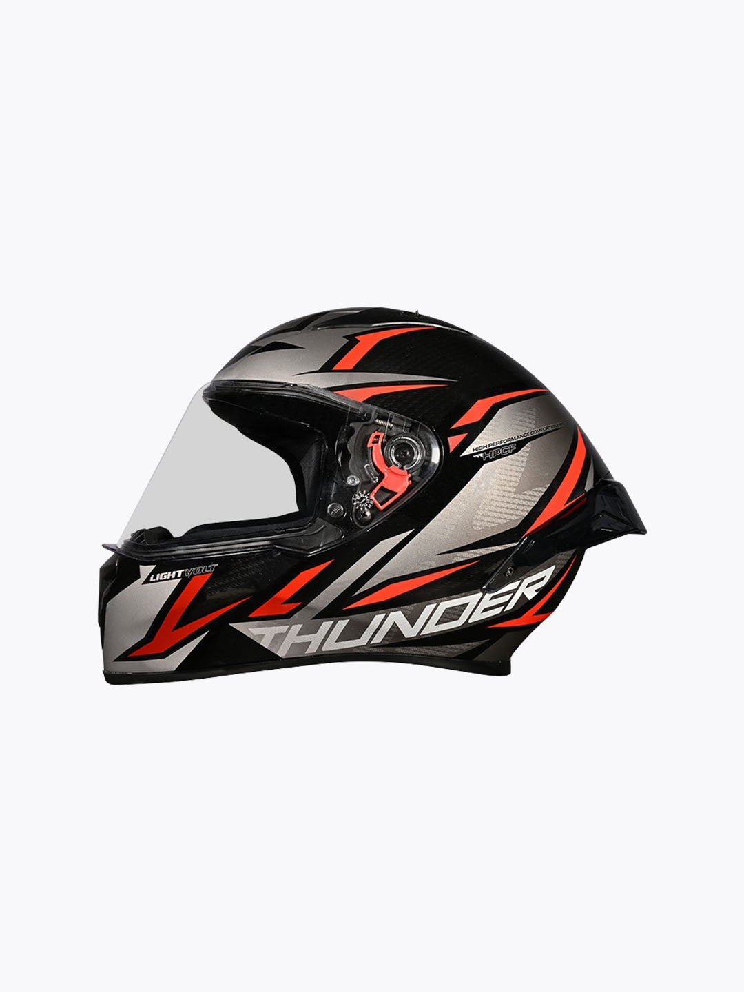 STUDDS Thunder D1 Lightvolt  Black/ Grey N10 Orange