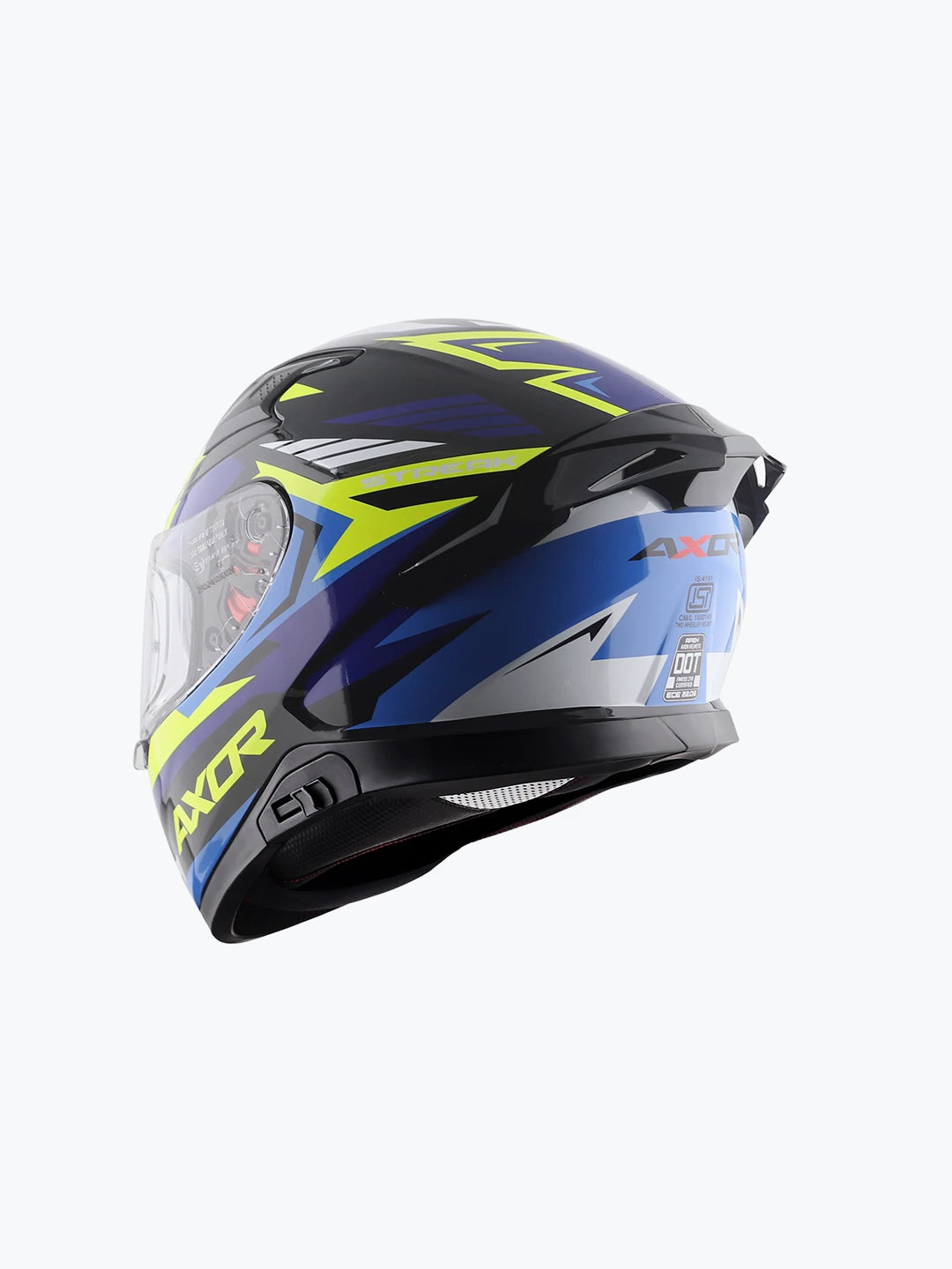 APEX Streak Helmet Black Blue