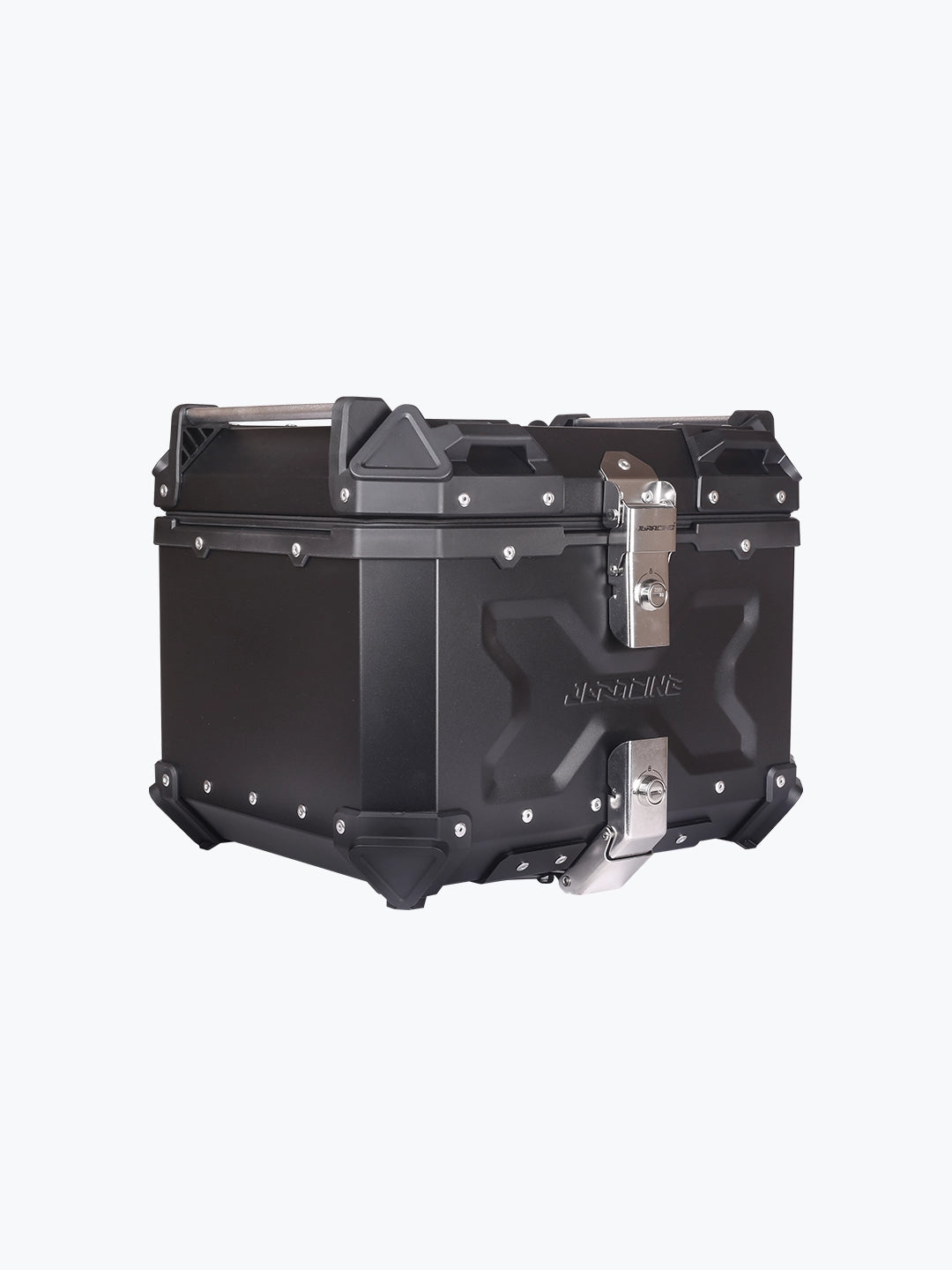 JB Racing Alloy 45L Top Case Box With Back Rest