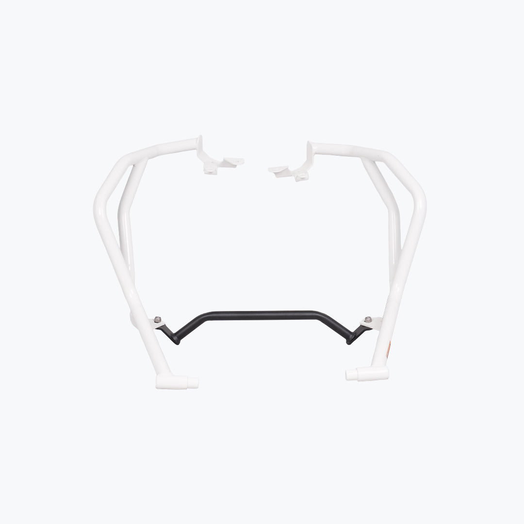Legundary TVS APACHE RTX 300 RAPTOR CRASH GUARD UPPER & LOWER SET WHITE