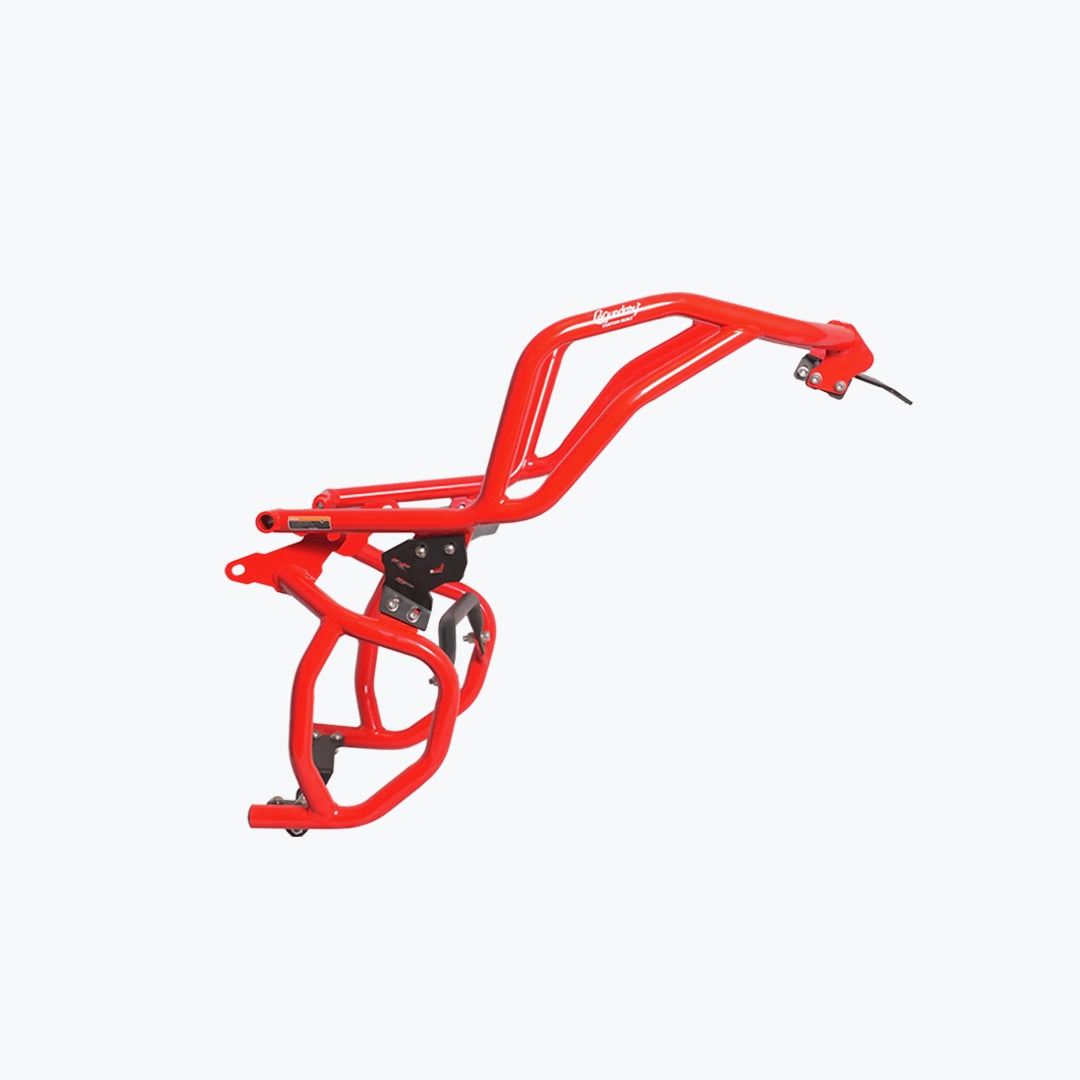 Legundary TVS APACHE RTX 300 RAPTOR CRASH GUARD UPPER & LOWER SET RED