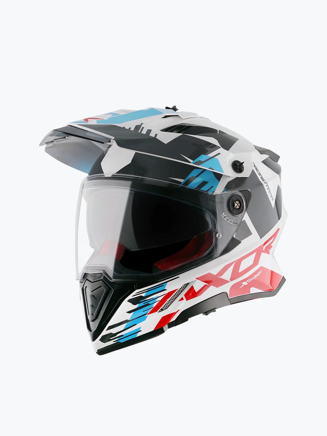 AXOR Apex X-Cross Dual Visor X1 White Red