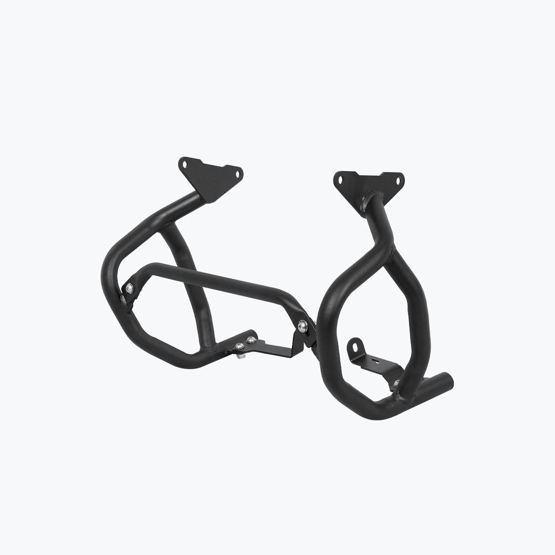 Legundary TVS APACHE RTX 300 RAPTOR CRASH GUARD UPPER & LOWER SET BLACK