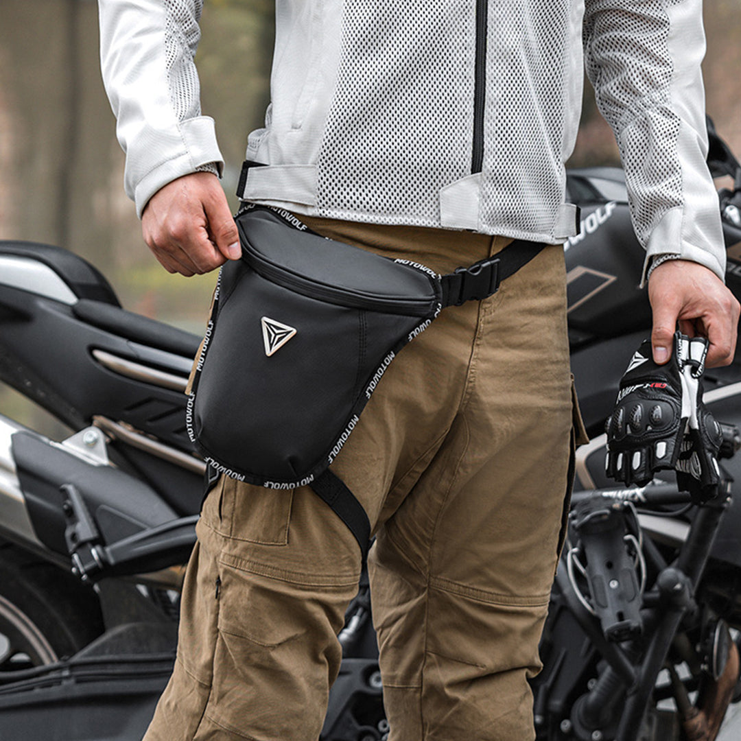 MOTOWOLF MB6 Thigh Water Proof Bag Black