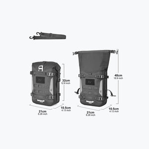 Rhinowalk Machanic Water Proof Crash Bar Bag 6L MJX2001 Black