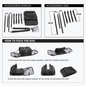 Rhinowalk Expandable Tail Bag 60-80L MTR4080