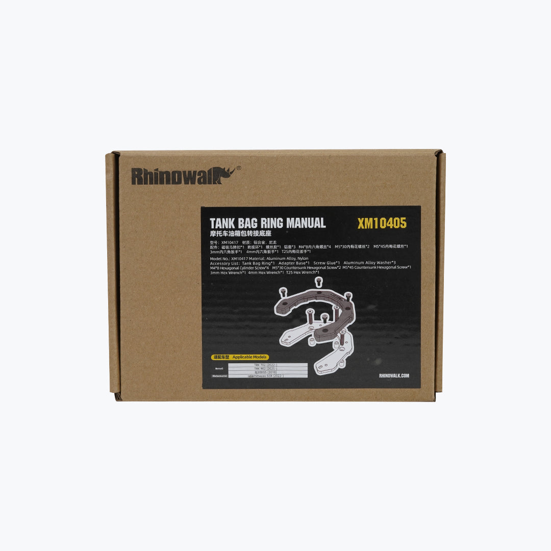 RHINOWALK XM10405 BMW Magnetic Tank Bag Mounting Ring