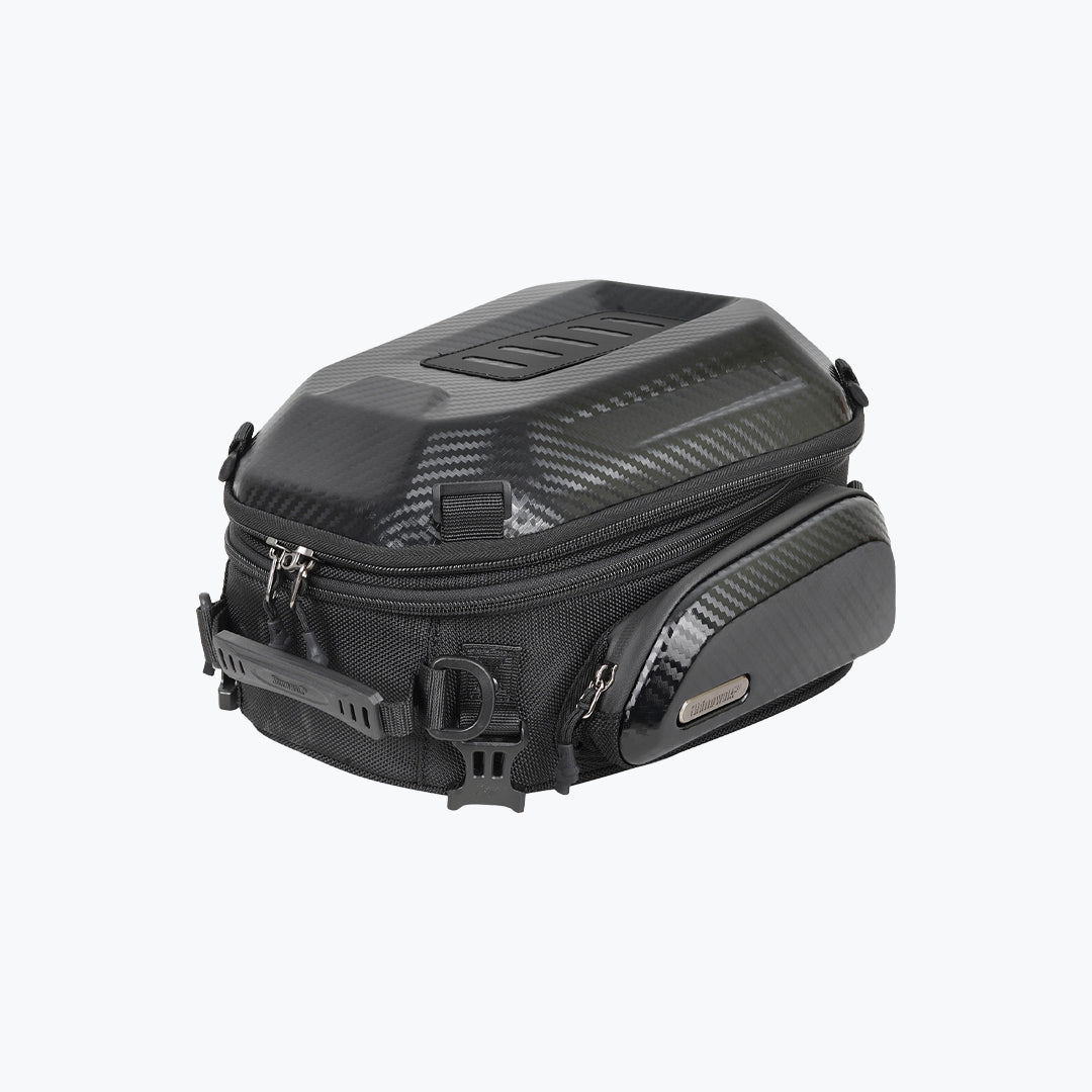 RHINOWALK HARD SHELL TAIL BAG CARBON BLACK MTR4001BP