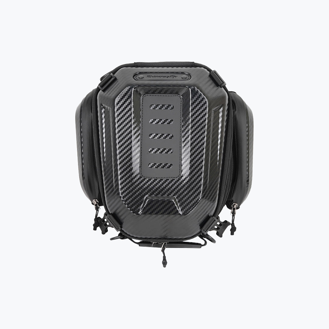RHINOWALK HARD SHELL TAIL BAG CARBON BLACK MTR4001BP