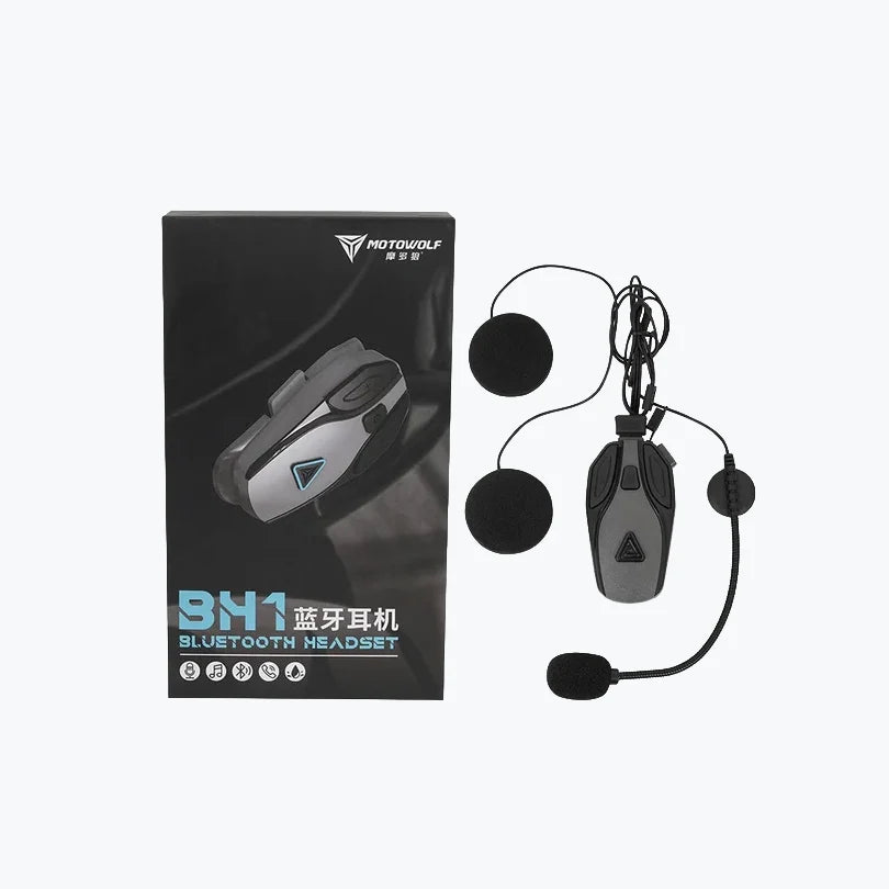 Motowolf BH1 Bluetooth Headset ABG Grey