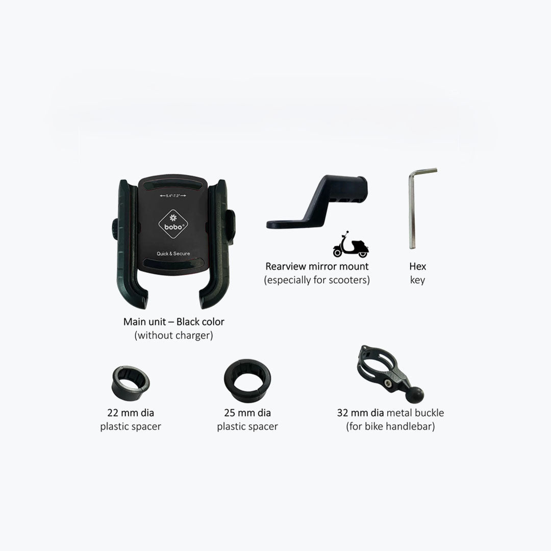 BOBO BM14 WITHOUT DAMPER BLACK