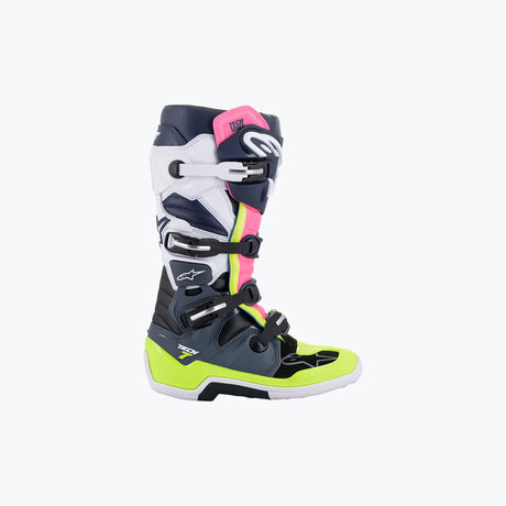 Alpinestars Tech 7 White Grey Pink