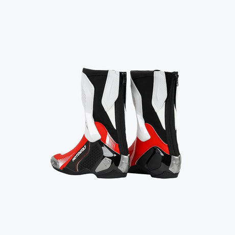 MOTOWOLF B01 RACING MOTORCYCLE RIDING BOOT WHITE RED 43