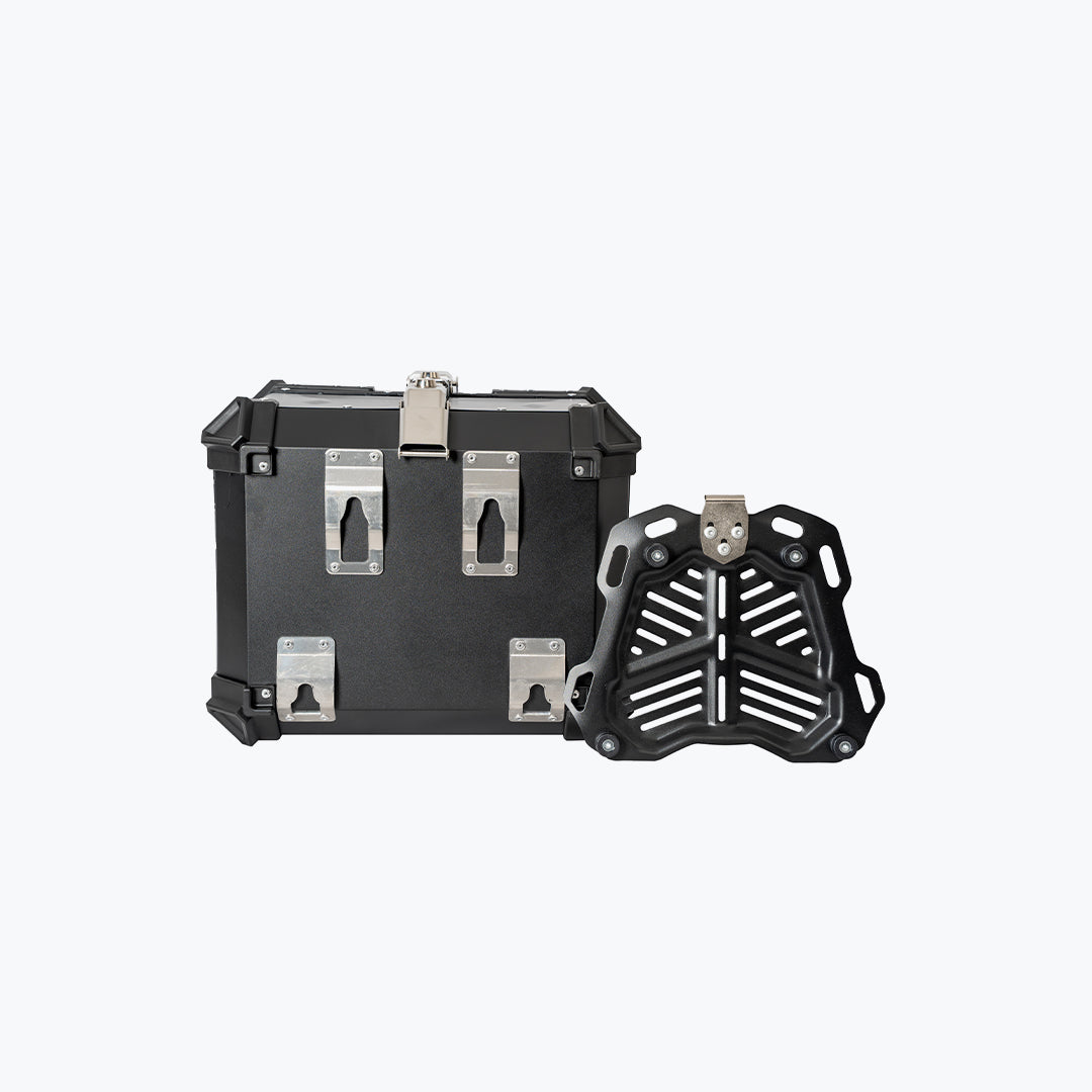 Top Case X45L Aluminium Black With Back Rest Pad