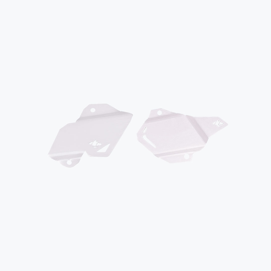Legundary Suzuki V Strom 800DE Titan Boot Guards Silver