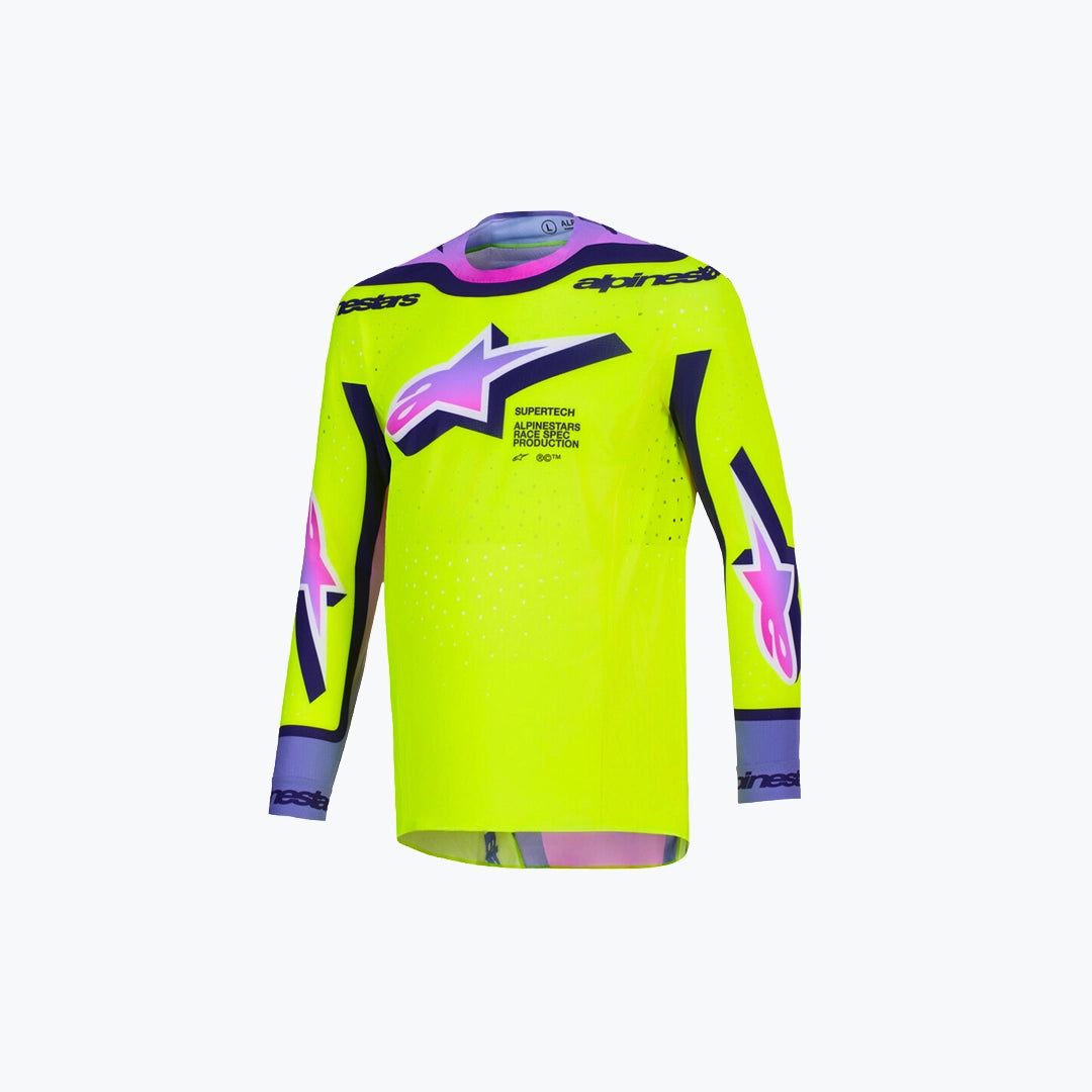ALPINESTARS JERSEY HIVIZ PURPLE 36/XL