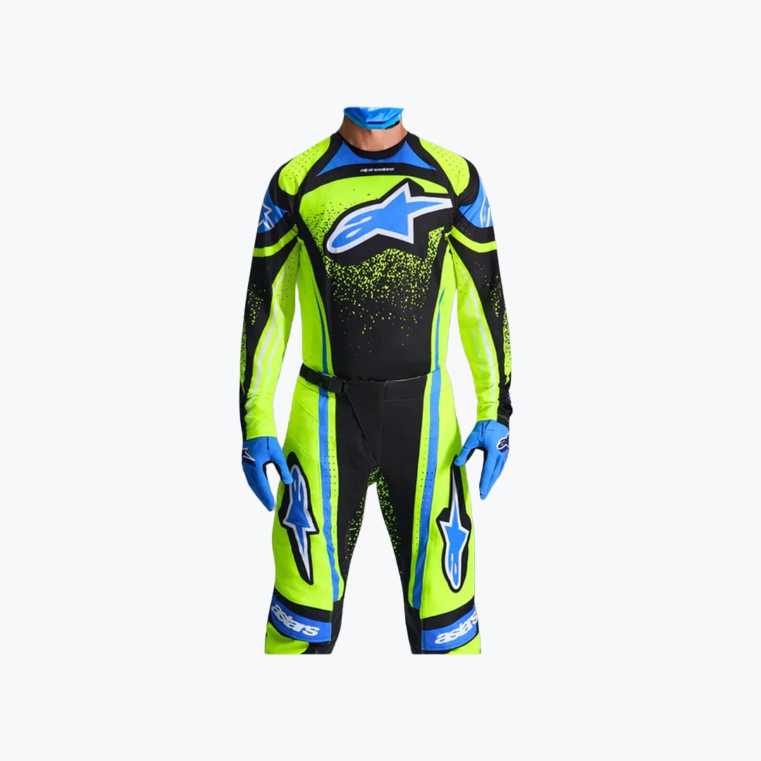 ALPINESTARS JERSEY BLK GRN BLUE 36/XL