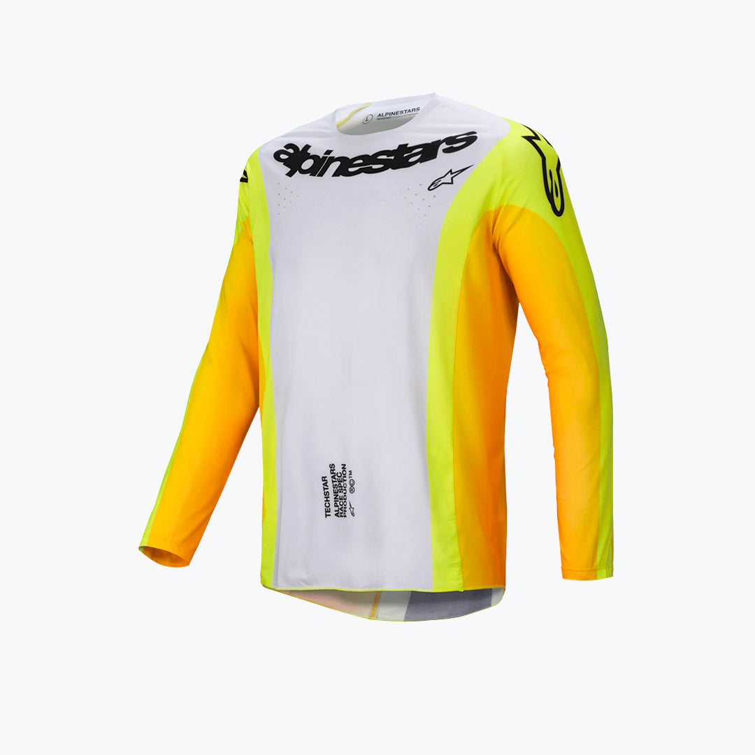 ALPINESTARS JERSEY WHT HIVIZ ORANGE