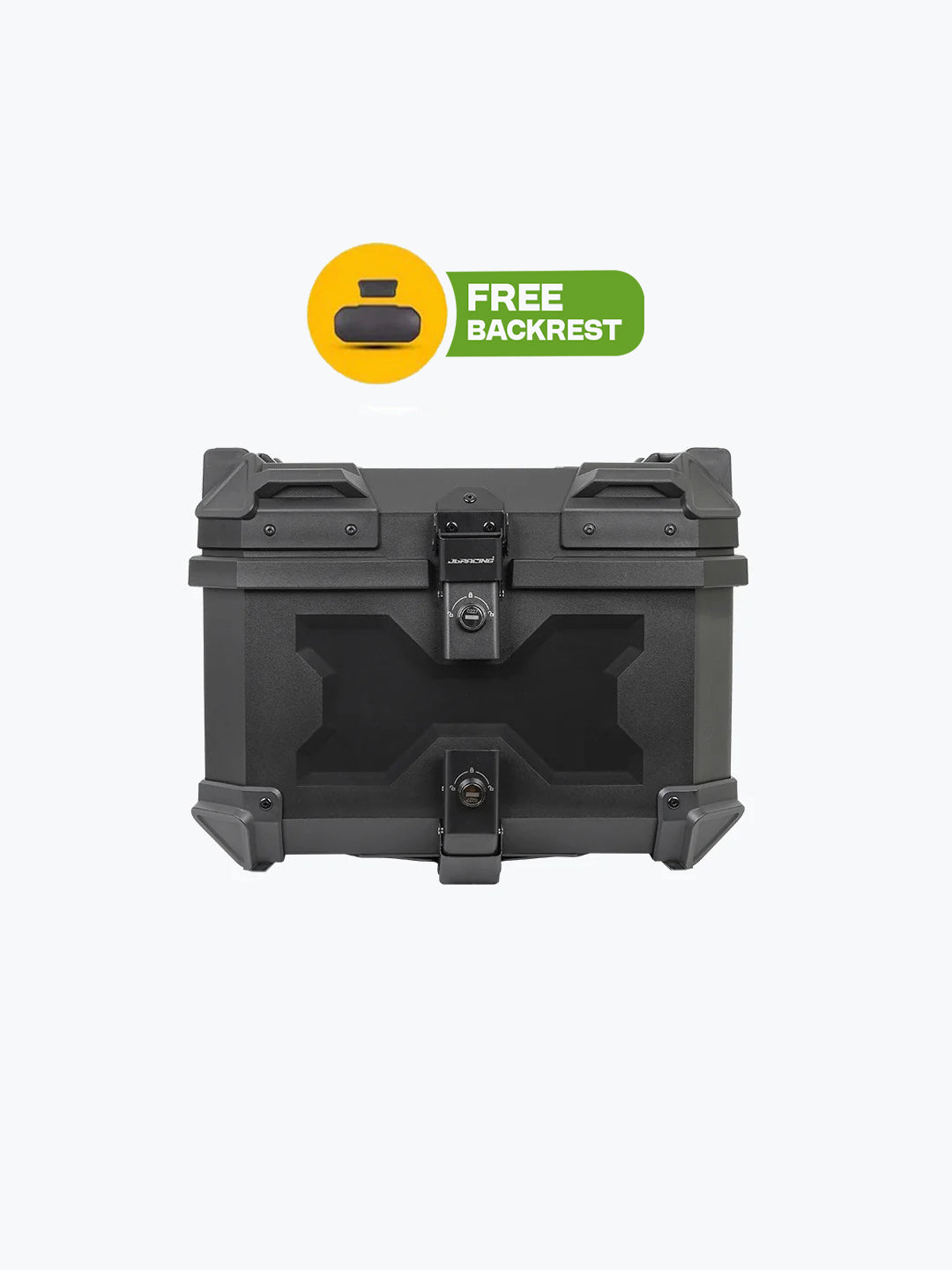 Jb Racing Top Case 45L Economy ABS With Backrest Pad For Universal