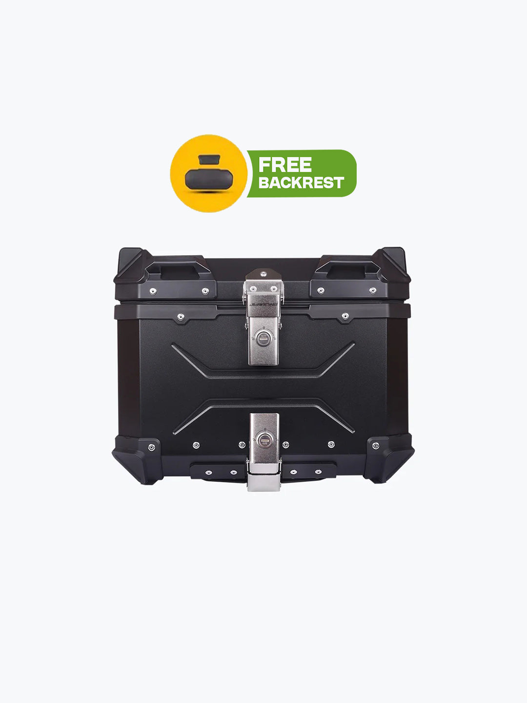 Jb Racing Top Case Space X 45L Premium With Back Rest Pad