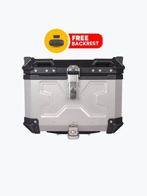 TC 45L Aluminium Silver With Backrest Pad