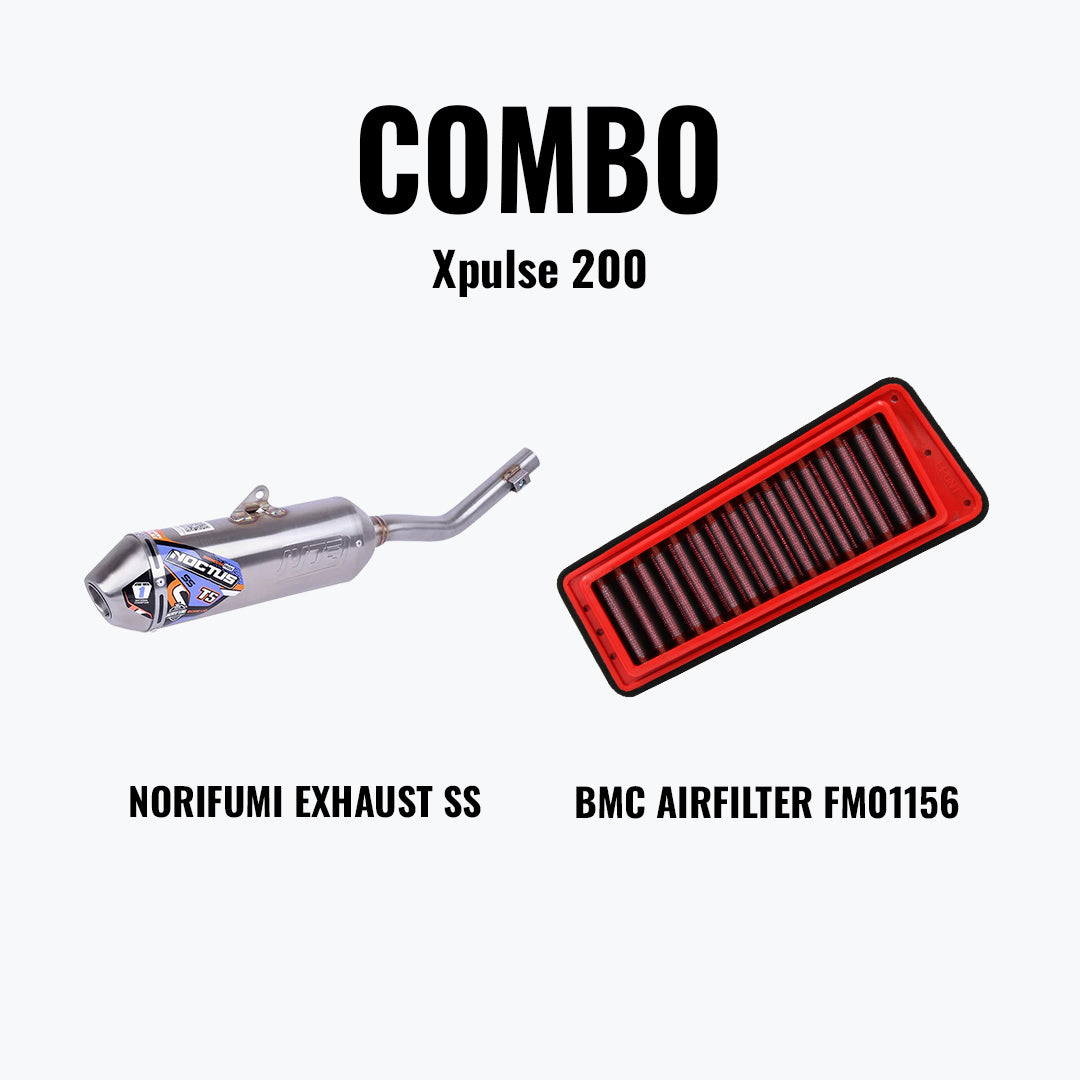 NORIFUMI Noctus T5 Boreup CRF + DB Killer + BMC Airfilter Hero X Pulse FM01156