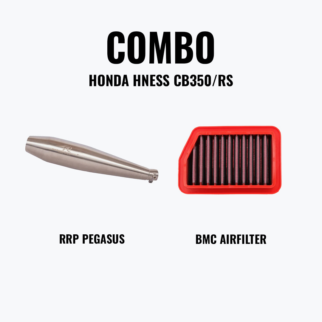 Red Rooster Performance PEGASUS HNESS CB350 RS MATTE + BMC AIRFILTER