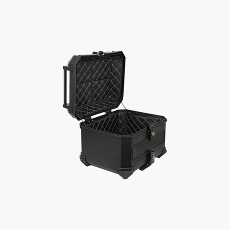 JB Racing Top Box MC 45L Black Economy With Backrest Pad