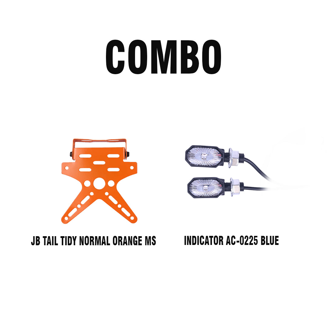 JB TAIL TIDY NORMAL ORANGE MS + INDICATOR AC-0225 BLUE
