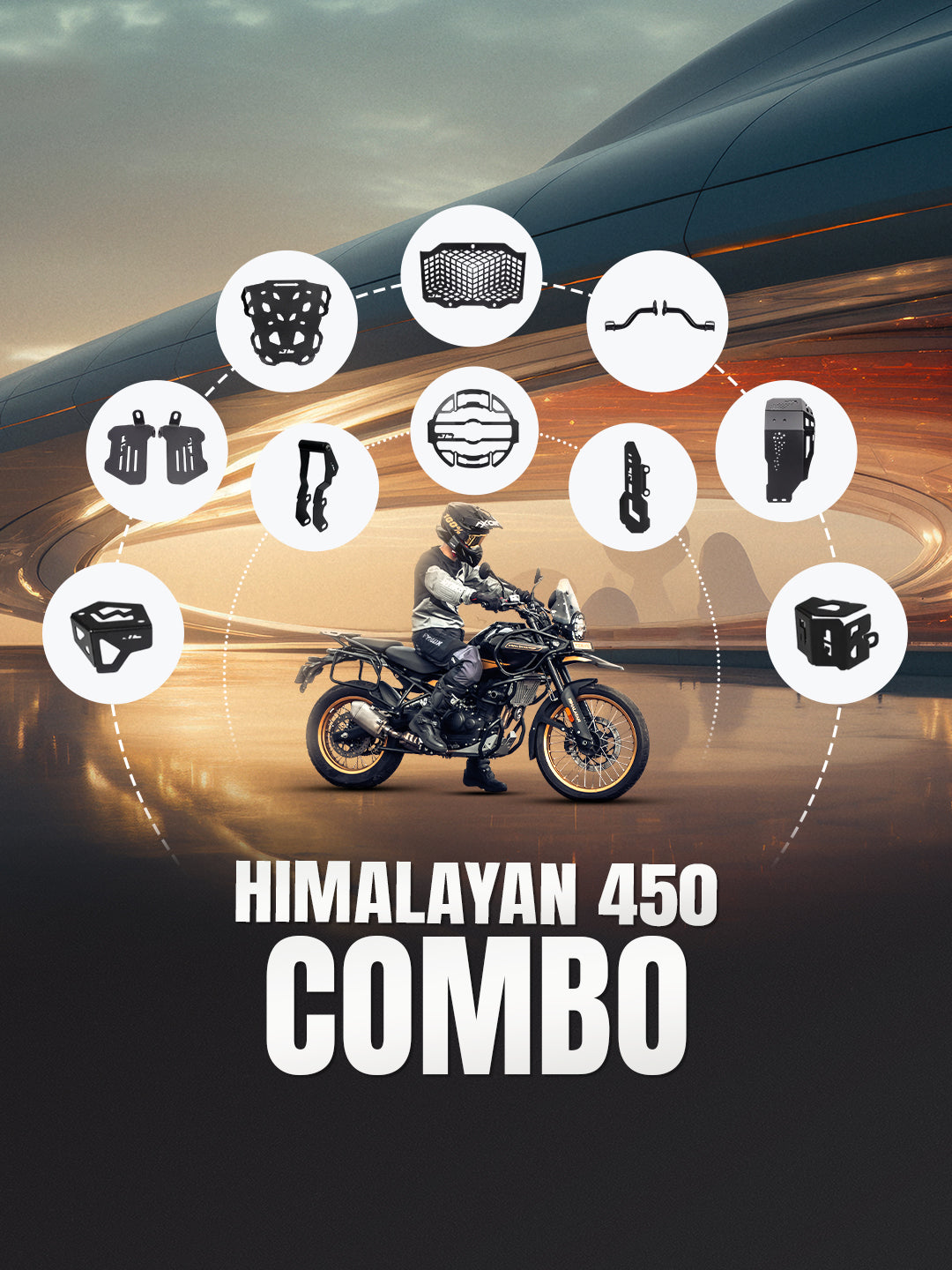 JB Racing RE Himalayan 450 Combo