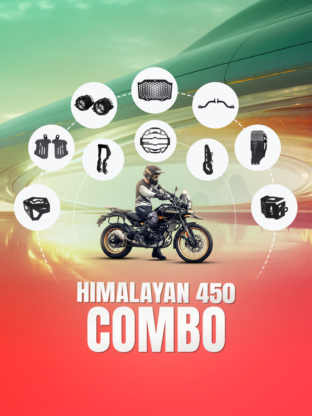 JB Racing RE Himalayan 450 Combo