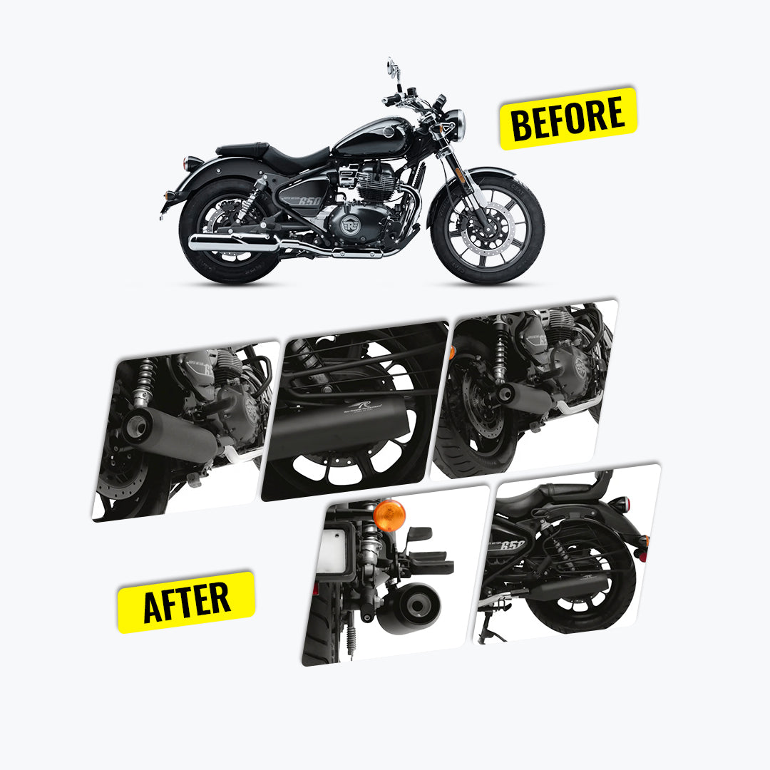 Red Rooster Performance Super Meter 650 Astral Exhaust Black Matte