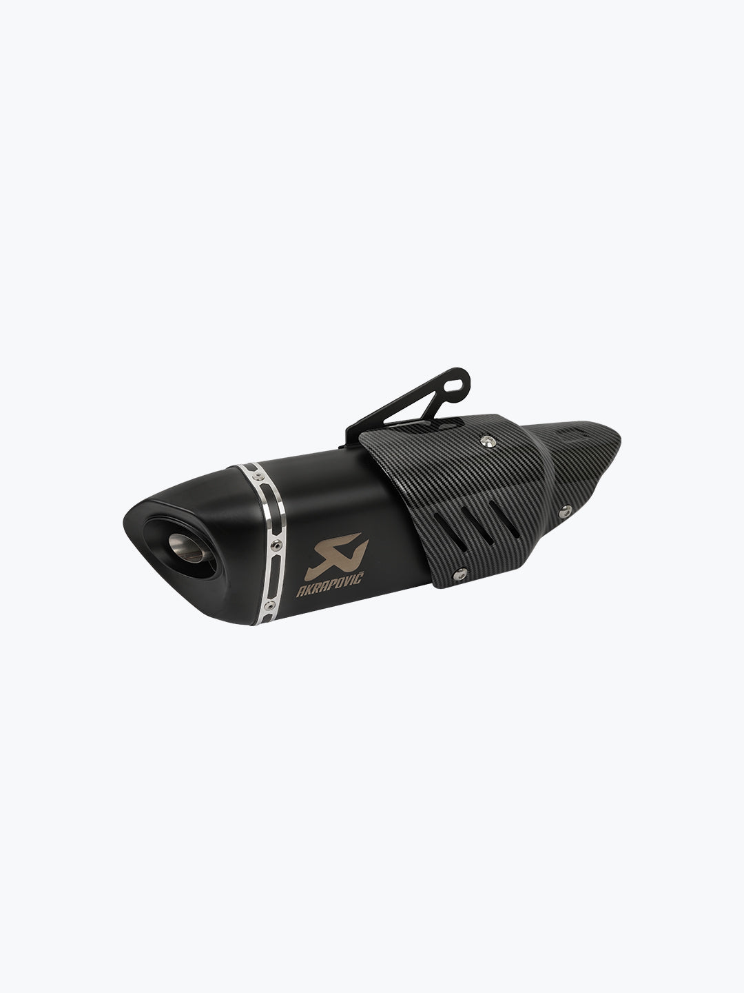 AKRAPOVIC FULL BLACK CARBON SHIELD PREMIUM EXHAUST REPLICA