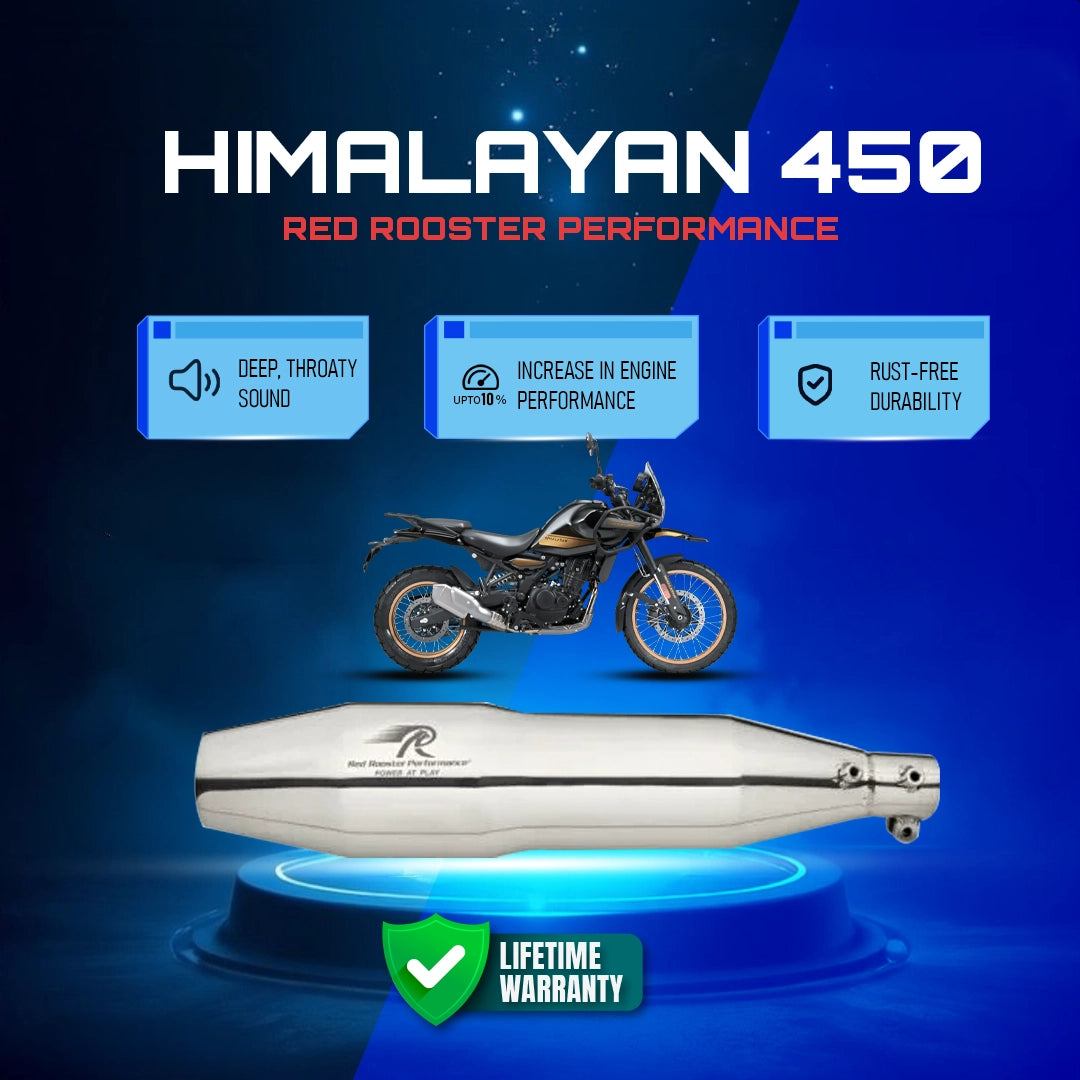 Red Rooster Performance Orion Exhaust Himalayan/Guerrilla 450 Matte