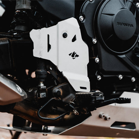 Legundary HONDA Transalp 750 Titan Boot Guards Silver