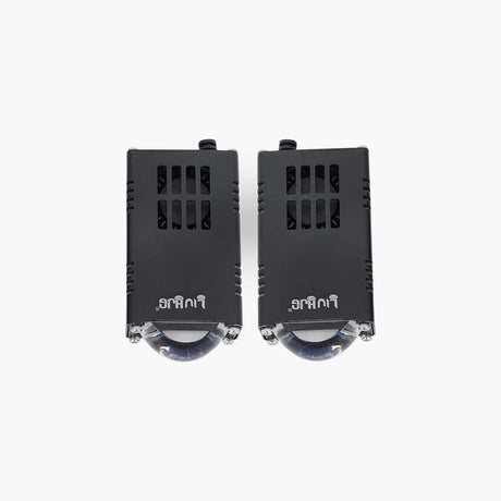 HJG Square Slim Mini Drive Fog Light Pair