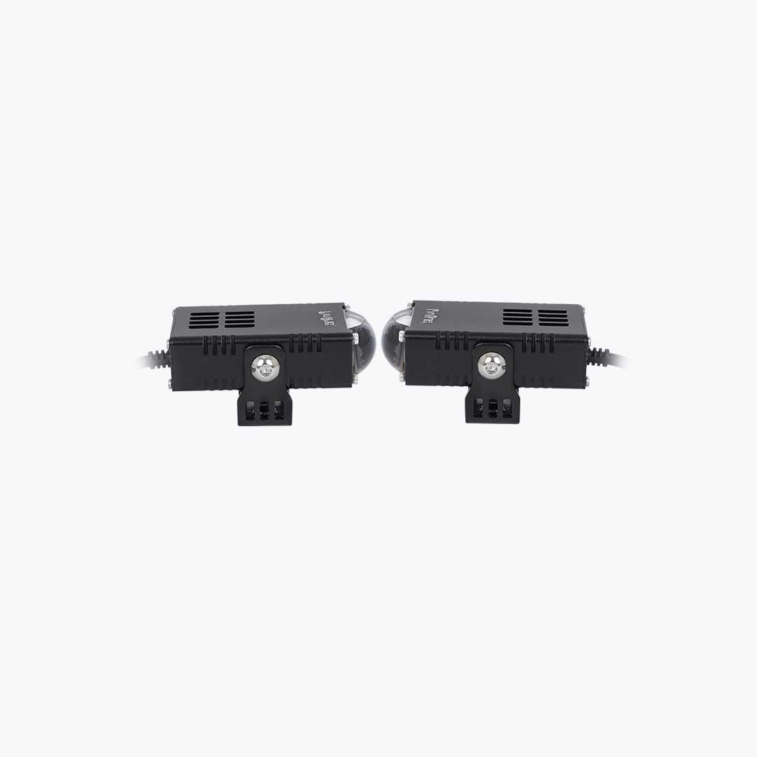HJG Square Slim Mini Drive Fog Light Pair