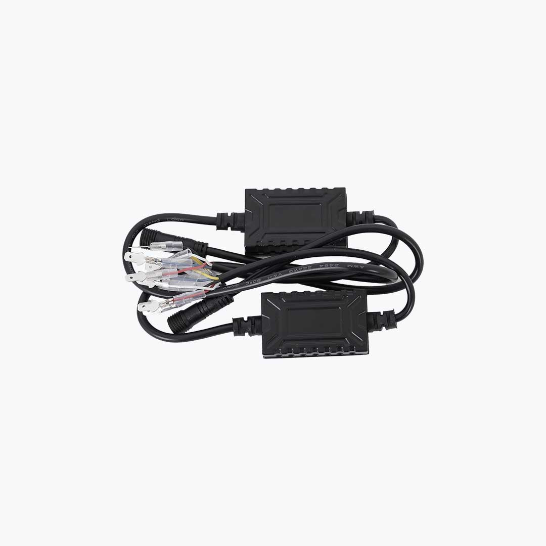 HJG Square Slim Mini Drive Fog Light Pair