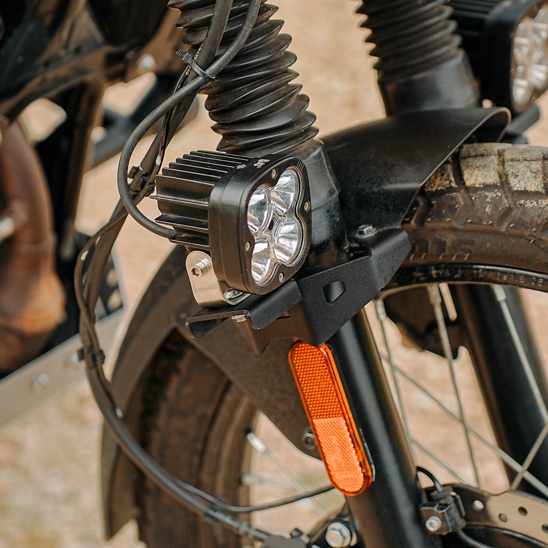 JB Racing X Pulse 210 LUX Fog Light Mount Black